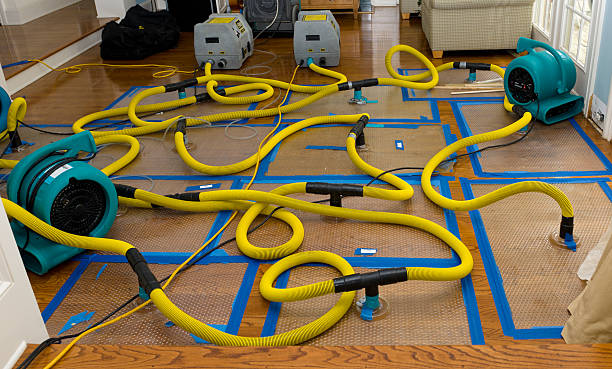 Professional Storm Water Damage Restoration technician working in Alamance, NC